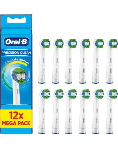 Oral-B Precision Clean Toothbrush Heads with CleanMaximiser - 12 Piece Bundle (2 Packs of 6)