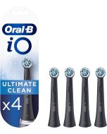 Oral-B iO Ultimate Clean Toothbrush Heads Black - 4 Pack