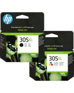 HP 305XL Black &amp; Colour Ink Cartridge Bundle Pack