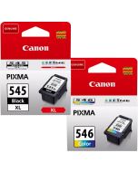 Canon PG-545XL Black &amp; CL-546 Colour Ink Cartridge Bundle Pack
